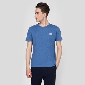 Tommy Hilfiger pánské modré melírované tričko Modern - XL (434)